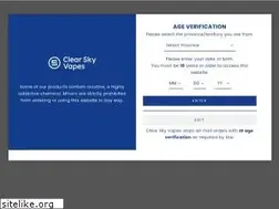 Sites similar to clearskyvapes.ca