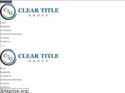 Sites similar to cleartitlenow.com