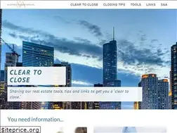 Sites similar to cleartoclose.net