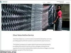 Sites similar to clearvoicehotline.net