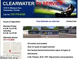 Sites similar to clearwatertvservice.com