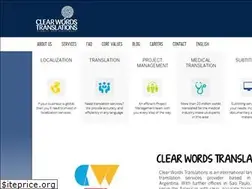 Sites similar to clearwordstranslations.com