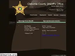 Sites similar to cleburnecountyso.org