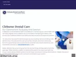 Sites similar to cleburnedental.com