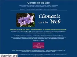 Sites similar to clematisontheweb.org