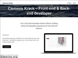 Sites similar to clemenskrack.com