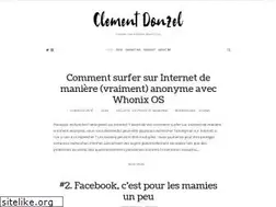 Sites similar to clementdonzel.com