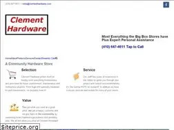 Sites similar to clementhardware.com