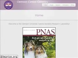 Sites similar to clemsoncaninegenetics.webs.com