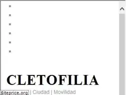 Sites similar to cletofilia.com