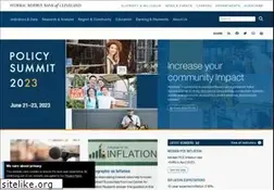 Sites similar to clevelandfed.org