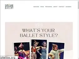 Sites similar to clevelandmodernballet.org