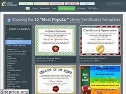 Sites similar to clevercertificates.com