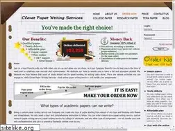 Sites similar to cleverpaperwritingservices.com
