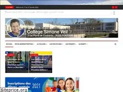 Sites similar to clg-simone-veil-pontoise.fr
