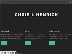 Sites similar to clhenrick.io