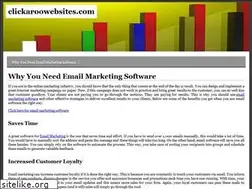 Sites similar to clickaroowebsites.com