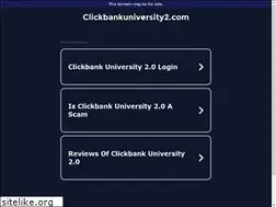 Sites similar to clickbankuniversity2.com