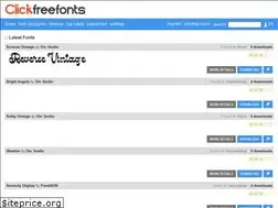 Sites similar to clickfreefonts.com