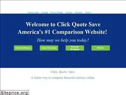Sites similar to clickquotesave.com