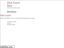 Sites similar to clicktravelsave.com