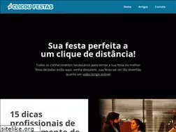 Sites similar to clicoufestas.com.br