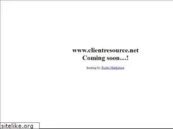 Sites similar to clientresource.net