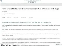 Sites similar to clikbankprofitsreview.wordpress.com