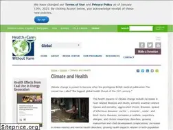 Sites similar to climateandhealthcare.org
