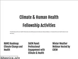 Sites similar to climateandhumanhealth.org