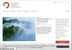 Sites similar to climatepolicyinitiative.org