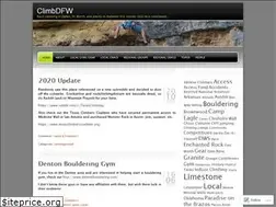 Sites similar to climbdfw.wordpress.com