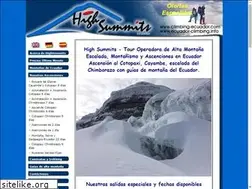 Sites similar to climbing-ecuador.com