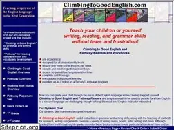 Sites similar to climbingtogoodenglish.com