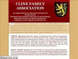 Sites similar to clinefamilyassociation.com