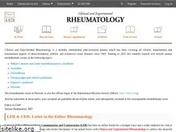 Sites similar to clinexprheumatol.org