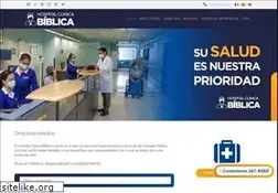 Sites similar to clinicabiblica.com