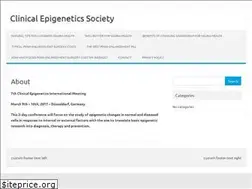 Sites similar to clinical-epigenetics-society.org