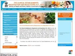 Sites similar to clinicalestablishments.gov.in
