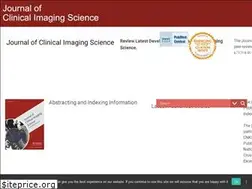 Sites similar to clinicalimagingscience.org