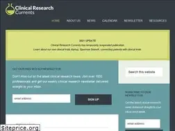 Sites similar to clinicalresearchcurrents.com