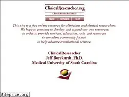 Sites similar to clinicalresearcher.org