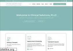 Sites similar to clinicalsolutions.org