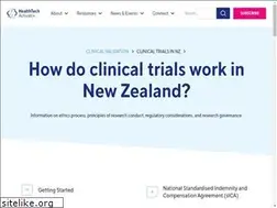 Sites similar to clinicaltrials.health.nz