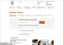 Sites similar to clinicaltrials.mayo.edu