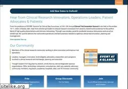 Sites similar to clinicaltrialsummit.com