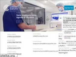 Sites similar to clinicasancho.com