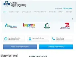 Sites similar to clinicasanfrancisco.cl