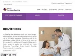 Sites similar to clinicasanjuanbautista.com.pe
