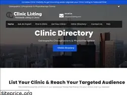 Sites similar to cliniclisting.com